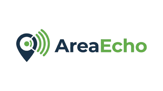 Area echo logo White